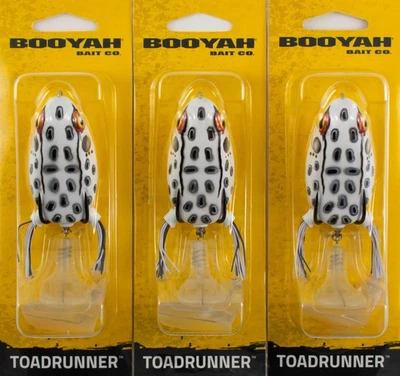 (LOTE DE 3) BOOYAH TOADRUNNER 4.5" 7/8OZ BYTR3904 RANA ALBINA CR2173 Foto 1 de 3
