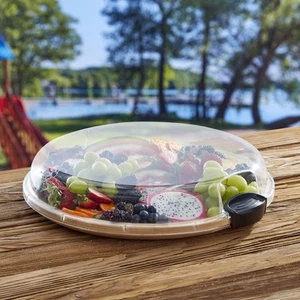 Farberware Build-a-Board Bamboo Snack Serving Board with Lid and Lock, 35.5cm - Picture 1 of 12