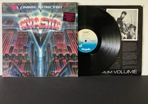 Kiss related VINNIE VINCENT INVASION 1986 Chrysalis Shrink Hype sticker NM/VG++ - Picture 1 of 6
