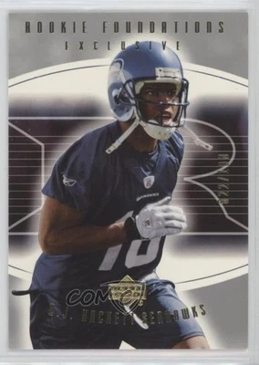 2004 Upper Deck Foundations Exclusive Gold /100 DJ Hackett #172 Rookie RC - Image 1 of 2