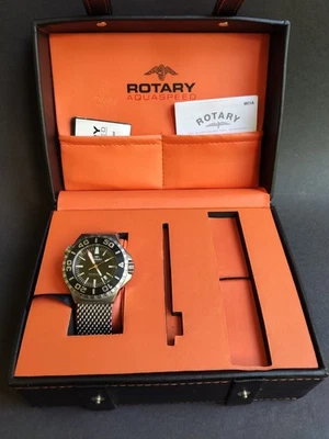 Rotary Aquaspeed 300M Divers Watch- Helium Release W/KIT - Image 1 of 4