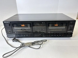 Sony TC-W250 Stereo Cassette Deck. Everything Spins. - Picture 1 of 3