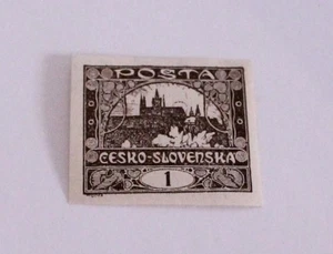 Tschechoslowakei 1918 Mi 18 Sc 23 Hradschin Prag Briefmarke - Bild 1 von 2