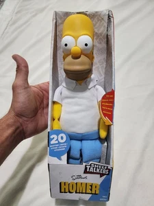 Jakks Pacific Shelf Talkers: The Simpsons Homer Simpson 12" sprechende Puppe LESEN 1S - Bild 1 von 4