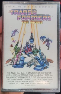 Transformers The Movie Soundtrack Cassette 1985/1986 RARE! - Picture 1 of 6