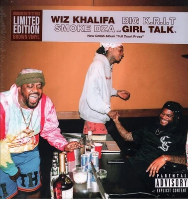 Wiz Khalifa, Big K.r.i.t., Smoke Dza, Girl Talk Full Court Press LP vinyl USA - Image 1 of 3