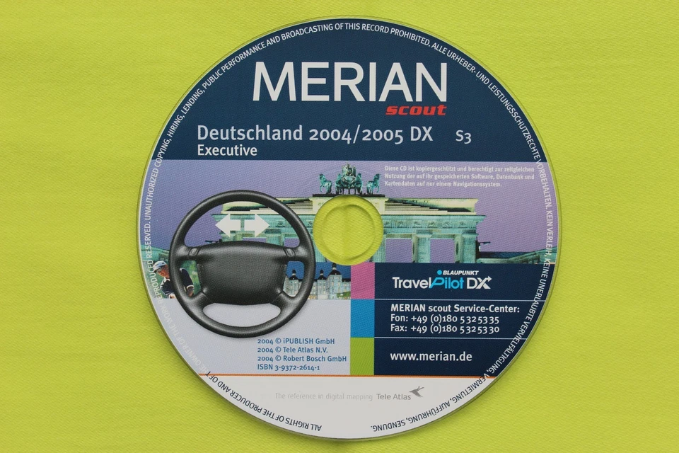CD NAVIGATION DEUTSCHLAND DX 2005 VW MFD 2 GOLF 4 AUDI FORD MERCEDES ALFA LANCIA - Bild 1 von 2