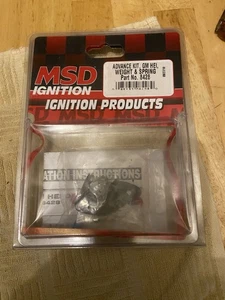 MSD 8428 Distributor Advance Curve Kit for GM HEI; Springs, Weights, Bushings - Bild 1 von 1