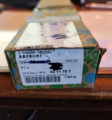 Phoenix Contact 3211757 Feed-Through Terminal Block 32A, Box of 38 - Image 1 of 4