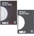 A4 A5 A6 A7 NOTEBOOK SPIRAL BOUND NOTEPAD LINED RULED OFFICE JOTTER PAD SHOPPING