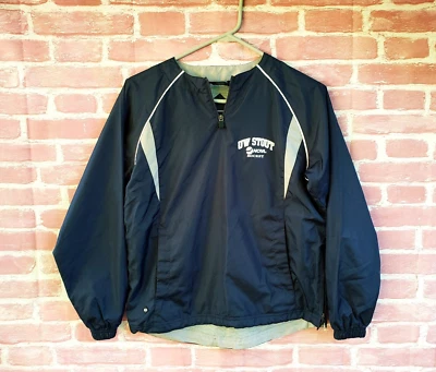 🔥 UW Stout Hockey Windbreaker Pullover Jacket Boys Large L Wisconsin UW-Stout - Image 1 of 4