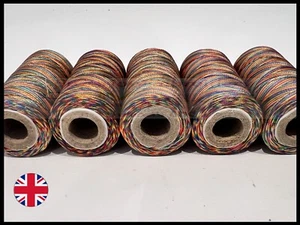5 x Multi Colour 100% Silk Threads Spools/Sewing Machine Silk Threads Free P&P - Picture 1 of 10