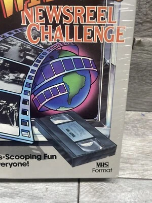 VINTAGE 1985 Eyewitness Newsreel Challenge VCR Game VHS  - Image 1 of 4