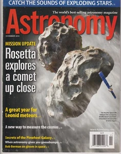 Astronomy November 2014 Rosetta Explores a Comet Up Close, Leonid Meteors, Pinwh - Imagen 1 de 1