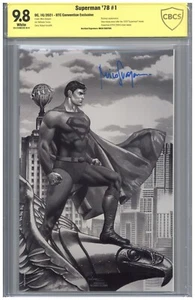 Superman 78 CBCS 9.8 SS BTC Convention Virgin Sketch Variant Signed Mico Suayan - Picture 1 of 2