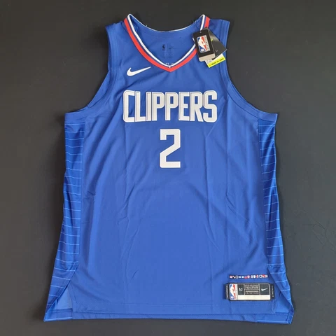 Nike Mens Kawhi Leonard NBA LA Clippers Size 52 XL Vaporknit Jersey CW3447-400 Cover