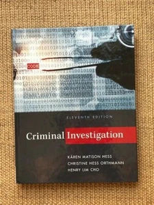 Criminal Investigation (US HARDCOVER STUDENT 11/E; ISBN-13: 9781285862613) - Foto 1 di 2