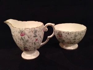 De colección Sugar & Creamer Royal Grafton hueso fino China #8290 hecho en Inglaterra - Imagen 1 de 11