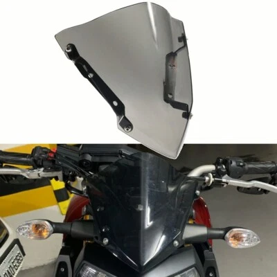 Parabrisas PC parabrisas pare-brise humo para Yamaha MT09 FZ09 2014 2015 2016 Foto 1 de 4