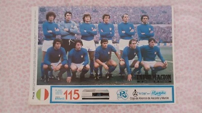 POSTER TEAM SELECCIÓN ITALIA DINO ZOFF BETTEGA 1981 WINNER FINAL WORLD CUP 82  - Imagen 1 de 4