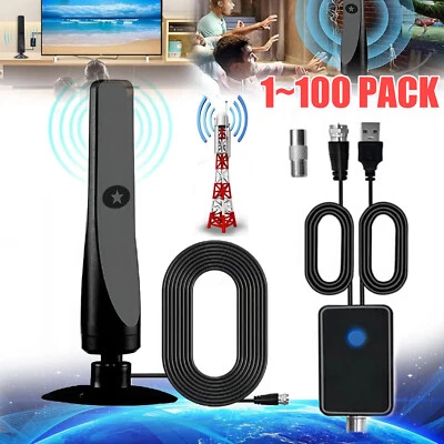 4K Rewave антенна, ТВ-антенна, присоска ТВ-антенна штепсельная вилка Play 3 м кабель 2025 ЛОТ - Изображение 1 из 4