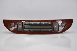 🚘✅ 02-04 TOYOTA CAMRY Ac Heater Climate Control 55900-06150 Wood Grain 2 Plugs - Bild 1 von 10