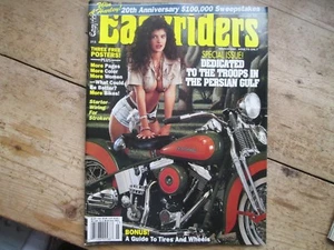 EASY RIDERS MAGAZINE MARCH 1991 DAVID MANN CLASSIC FREE POSTERS - Bild 1 von 4