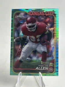 Marcus Allen Chiefs 2024 Topps Chrome #94 Aqua Pulsar Refractor Parallel /199 - Bild 1 von 3