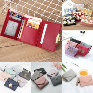 Womens Wallet Credit Card Holder Ladies Purse Trifold Coin Pocket with ID Window - Picture 1 of 57