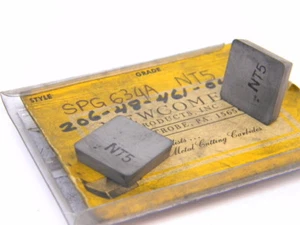 NEW SURPLUS 5PCS. NEWCOMER  SPG 634A  GRADE: NT5  CARBIDE INSERTS - Picture 1 of 1