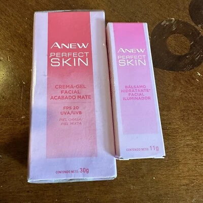 Crema de día matificante Anew y bálsamo hidratante radiante cuidado facial de la piel antienvejecimiento Foto 1 de 4