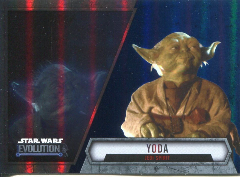 Star Wars Evolution 2016 Blue Parallel Card #27 Yoda - Jedi Spirit - Image 1 of 1