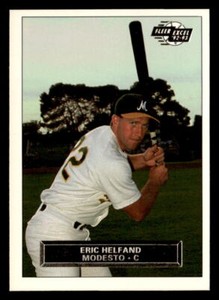 Eric Helfand 1992 Fleer Excel  Card #217 Modesto A's