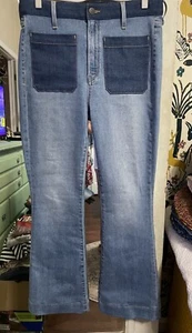 Veronica Beard Jean Florence Flare Colorblock Jeans Größe 29 - Bild 1 von 13