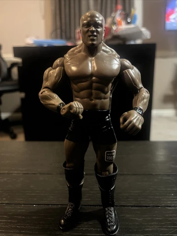 Used 2007 Jakks Pacific Ruthless Aggression WWE Bobby Lashley 7" Figure Cover