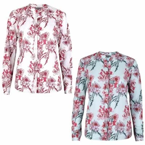 GIN TONIC Damen Bluse mit Knopfleiste und Kragen - Picture 1 of 9