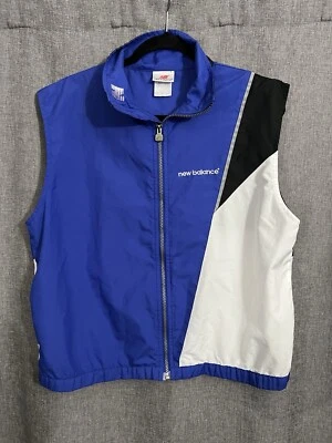 Chaleco New Balance Para Mujer Correr Ventilado Azul Blanco Negro Talla Pequeña De Colección Foto 1 de 4