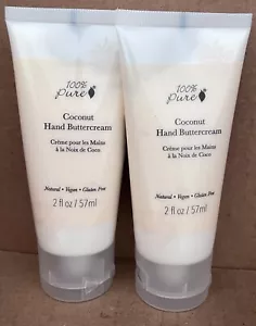 100 % reine Kokosnuss Handbuttercreme je 2 Unzen (2 Stück) - Bild 1 von 1