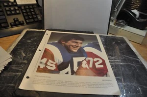 Montreal alouettes 1980 # 45 tom cousineau Dimanche Derniere Heure Newspaper Ins - Bild 1 von 6