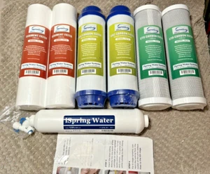 Filtro de agua RO estándar iSpring F7RO 10"x2,5" 1 año de repuesto 7 piezas - Imagen 1 de 3