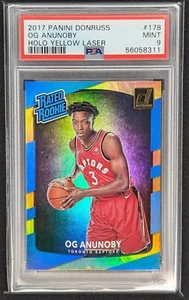 OG Anunoby - Donruss - Holo Yellow Laser - 2017/18 RC Rookie #/25 PSA 9 - Picture 1 of 2