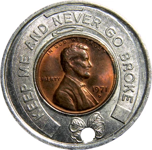 Ficha de centavo cubierta D 1971 Las Vegas, Nevada Las Vegas Club (03437) - Imagen 1 de 2