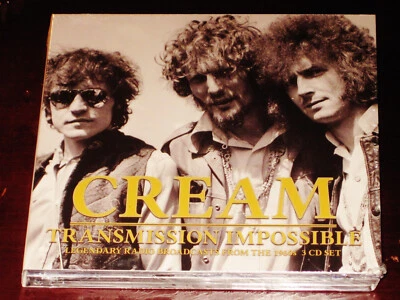 Cream: Transmission Impossible - Radio Broadcasts 3 CD Set 2019 UK Digipak NEW - Image 1 of 2