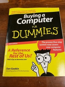 BUYING A COMPUTER FOR DUMMIES® by Dan Gookin 2004 Paperback - Picture 1 of 2