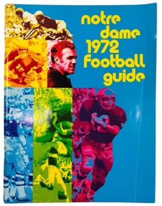 Notre Dame 1972 Football Guide Fighting Irish Yearbook 96 Pgs Photo Illustration - Picture 1 of 9