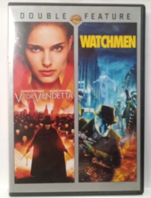 V For Vendetta & Watchmen Double Feature (DVD, 2012, 2-Disc Set)  - Image 1 of 2