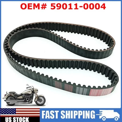 59011-0004 For Kawasaki Vulcan 2000 2004 2005-2010 Rear Wheel Chain Drive Belt - Image 1 of 4