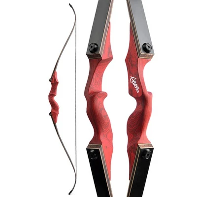 20-60lbs 60" Archery Recurve Bow Set Takedown Target Hunting Shooting RH LH - Image 1 of 4