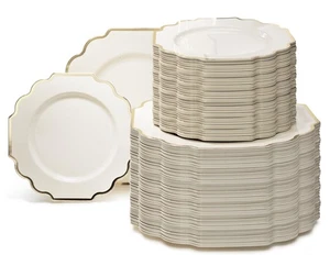 " OCCASIONS " 240 Plates Pack (120 Guests) Heavyweight Wedding Party Disposab... - Picture 1 of 9