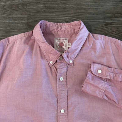 J. Press Shirt Men’s XXL Red/Pink Long Sleeve Button Down Church Easter Formal - Image 1 of 4